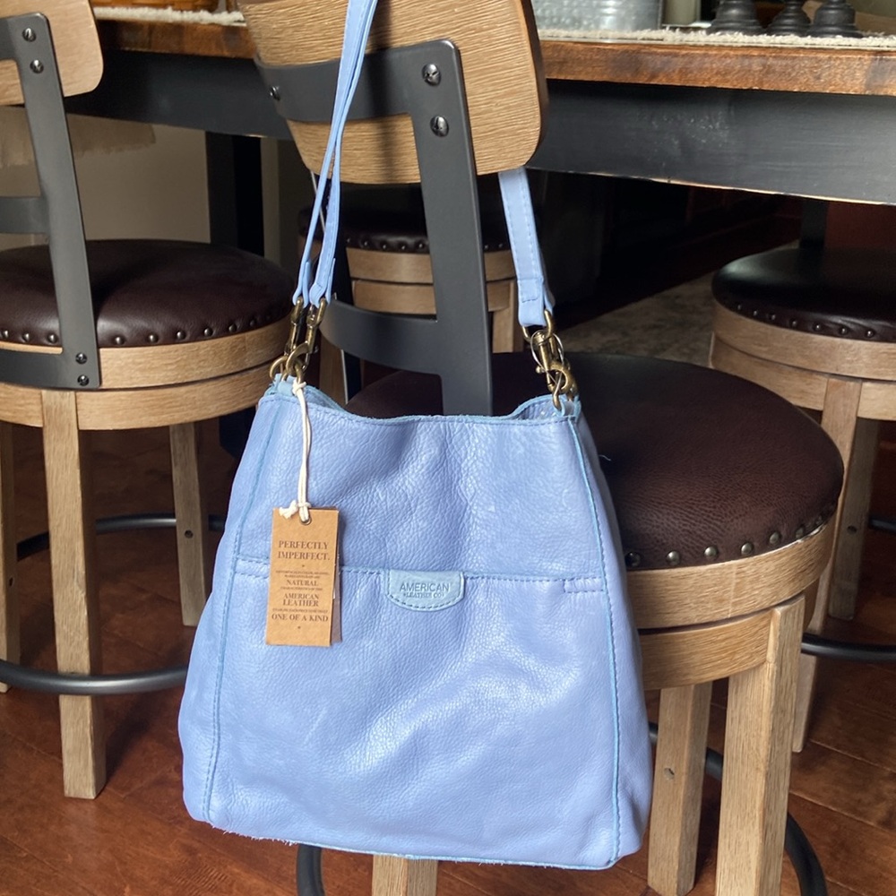 NWT American Leather Co. double strap purse.